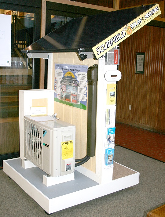Air-source heat pump on display & FREE, NO OBLIGATION Informational Workshop